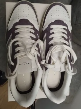 Zapatillas Mim Morado/Blanco