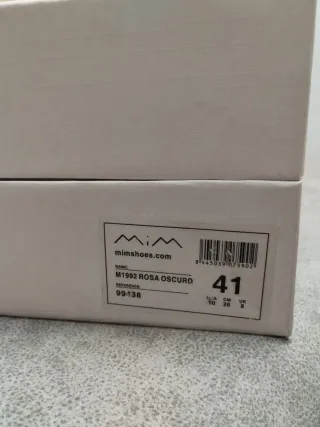 Zapatillas Mim Morado/Blanco