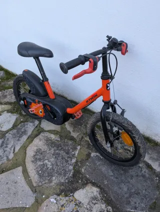 Bicicleta infantil B'twin naranja