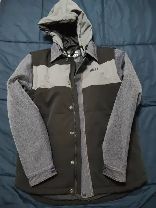 Chaqueta hurley  Invierno Negra y Gris