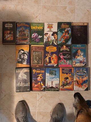 Lote 16 Películas VHS Disney y Más