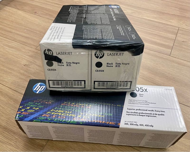 3 Cartuchos Tóner HP 305X CE410X Originales afbeelding 3