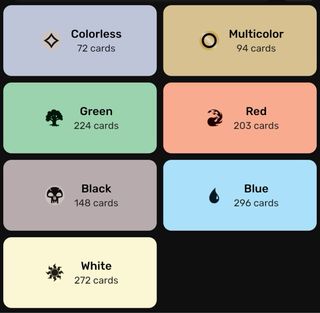 Colección de 1309 cartas de Magic The Gathering