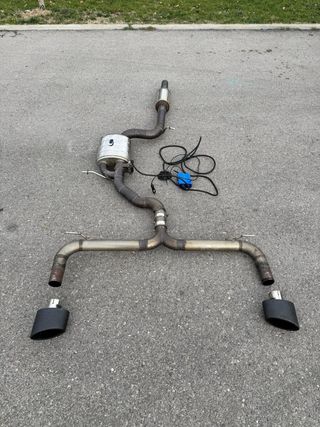 linea de escape volkswagen gti 7.5 y cupra