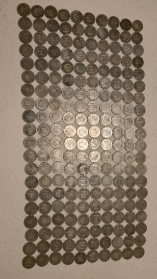 VENDO o CAMBIO 200 monedas de Plata (2Kg)