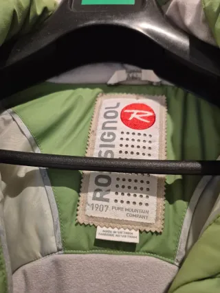 Chaqueta esquí Rossignol mujer verde/blanca