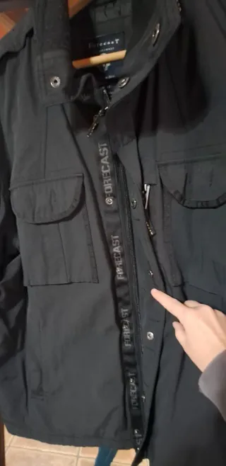 Chaquetón Forecast Hombre Negro