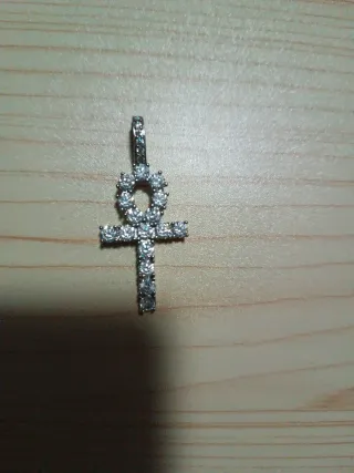 Medalla Ankh Llave Egipcia Plata