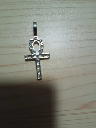 Medalla Ankh Llave Egipcia Plata