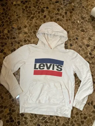 Sudadera Levi's Blanca Retro