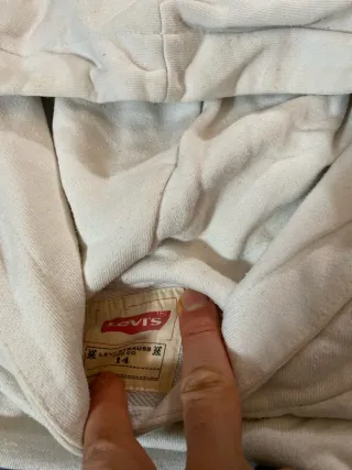 Sudadera Levi's Blanca Retro