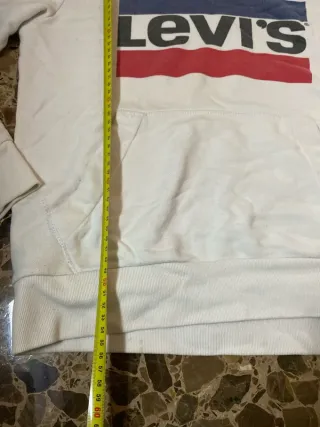 Sudadera Levi's Blanca Retro