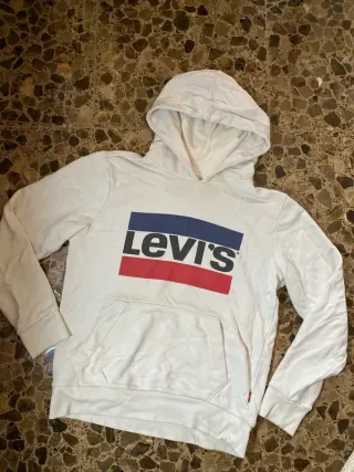 Sudadera Levi's Blanca Retro