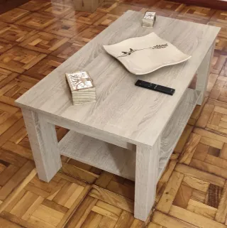 Mesa de centro elevable madera