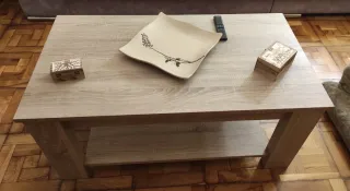 Mesa de centro elevable madera
