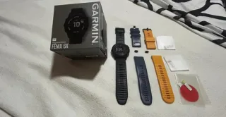 Reloj Garmin Fenix 6X Pro Negro Regalo 6 correas
