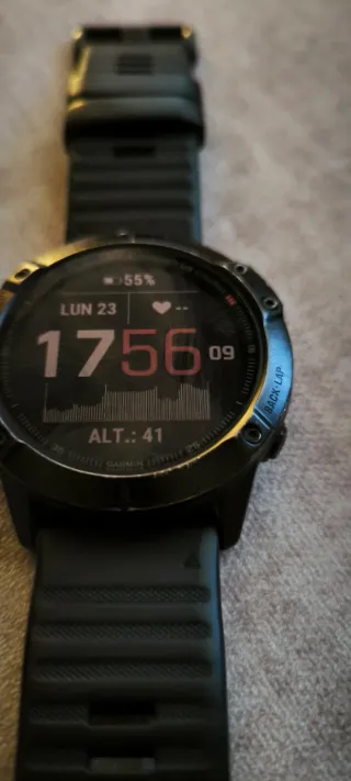 Reloj Garmin Fenix 6X Pro Negro Regalo 6 correas