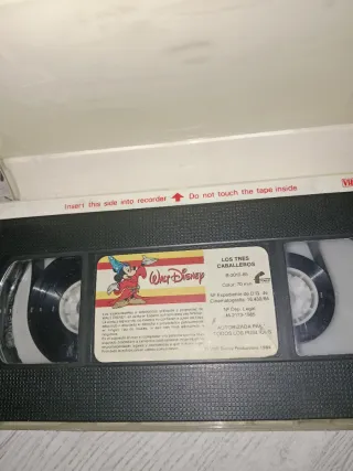 Cinta VHS Los Tres Caballeros Disney 1985