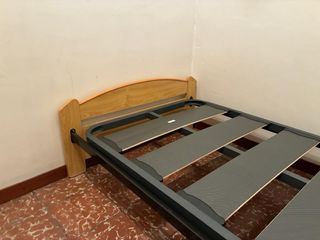 Habitación individual completa de madera