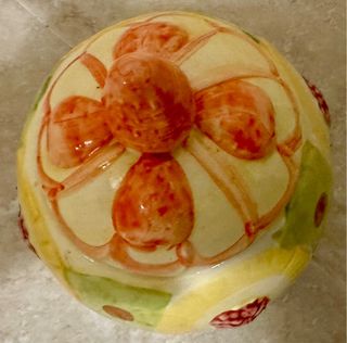 Zuccheriera Vincent ceramica decorata