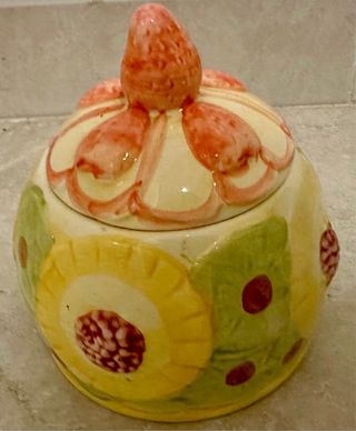 Zuccheriera Vincent ceramica decorata