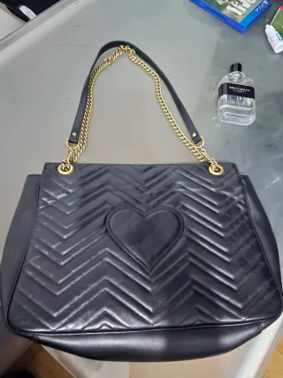 Borsa Gucci Marmont Nero Dorato Originale