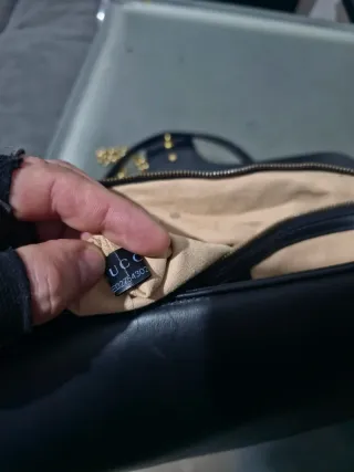 Borsa Gucci Marmont Nero Dorato Originale