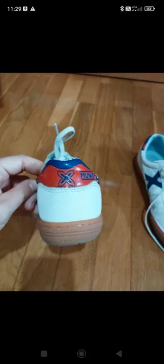 Zapatillas Munich Fútbol Sala Blancas