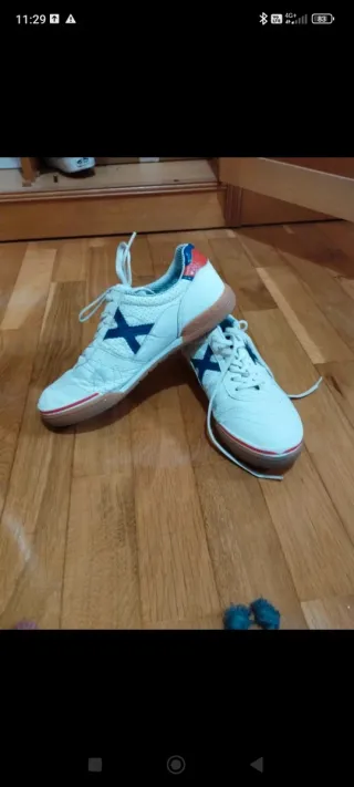 Zapatillas Munich Fútbol Sala Blancas
