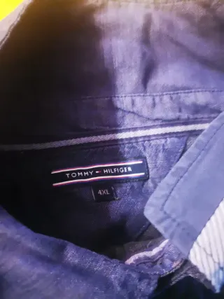 Polo Tommy Hilfiger Talla 4XL Gris