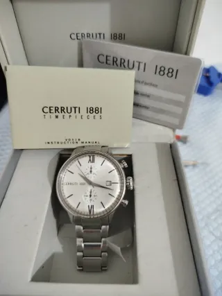 Reloj Cerruti 1881 VD51B Plata y Blanco