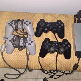 Ps2. 4 Mandos Volante Pedales. 8 juegos. 2guitarra