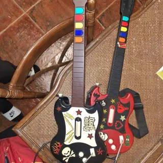 Ps2. 4 Mandos Volante Pedales. 8 juegos. 2guitarra