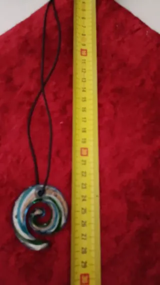 Collar espiral cristal Murano