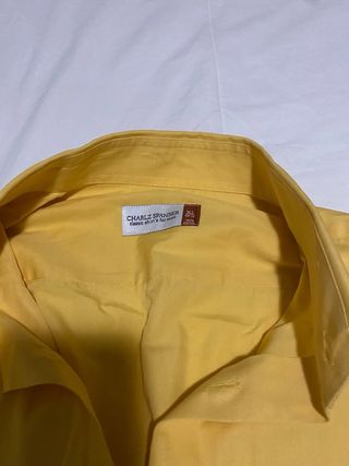 Camisa de cuadros azul y blanco