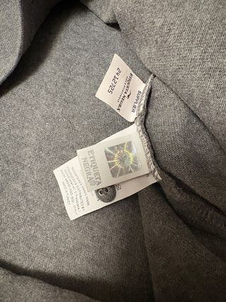 Polo manica lunga grigio e giallo