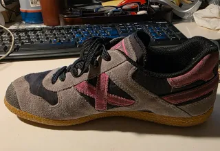 Deportivas Munich Talla 40 Gris/Rosa