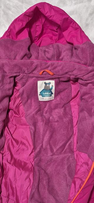 Mono de esquí infantil rosa