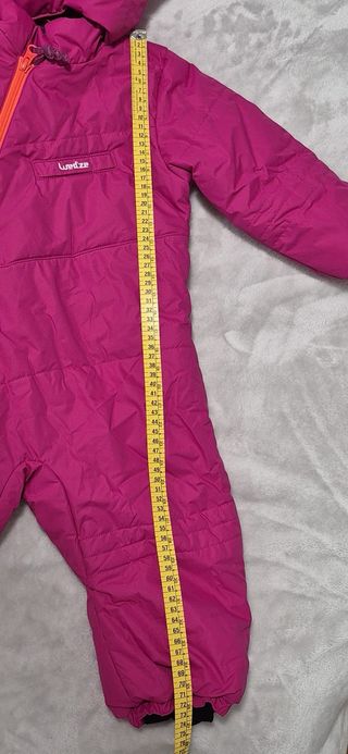 Mono de esquí infantil rosa