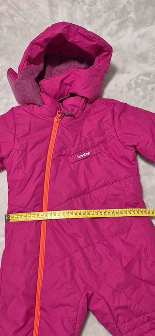 Mono de esquí infantil rosa