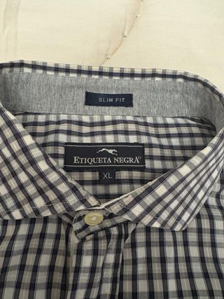 Camicia Etiqueta Negra a quadri