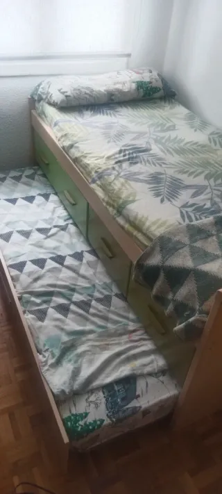 Cama nido con cajones