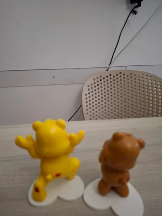 Set 2 statuine orsetti del cuore Care Bears