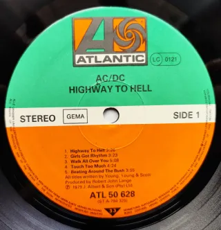 LP 1979 🇩🇪 AC/DC - HIGHWAY TO HELL