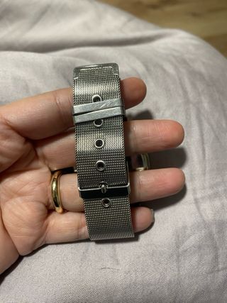 Reloj Calvin Klein Plateado Esfera Turquesa