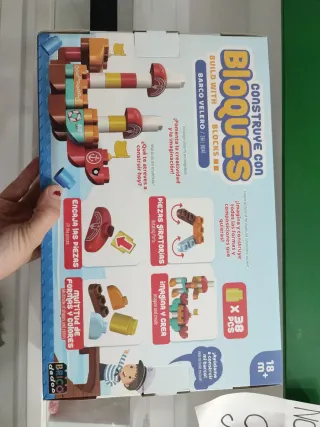 Bloques Construcción Barco Velero 38 Piezas