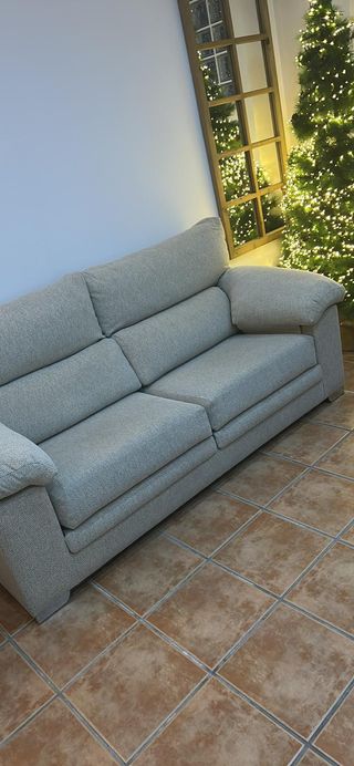 Sofá 3 plazas tejido resistente agua