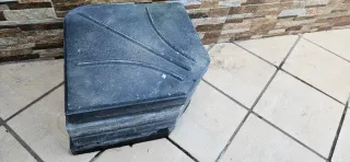 4 bases de hormigón pesadas para sombrilla