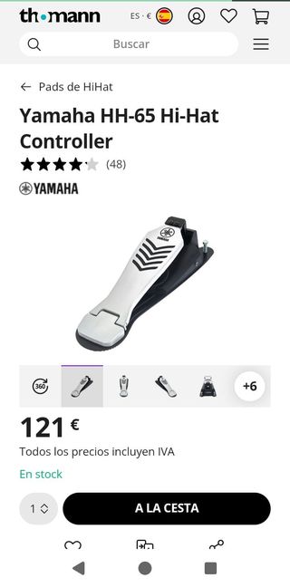 Controlador Hi-Hat Yamaha HH65