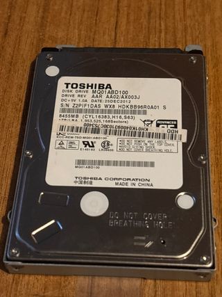 Disco Duro Toshiba MQ01ABD100 1t